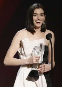 Anne Hathaway quedó en el segundo lugar gracias principalmente a "Rio"